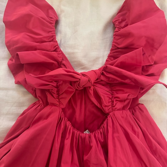 For Love And Lemons Clementine Pink Mini Dress - Picture 11 of 12